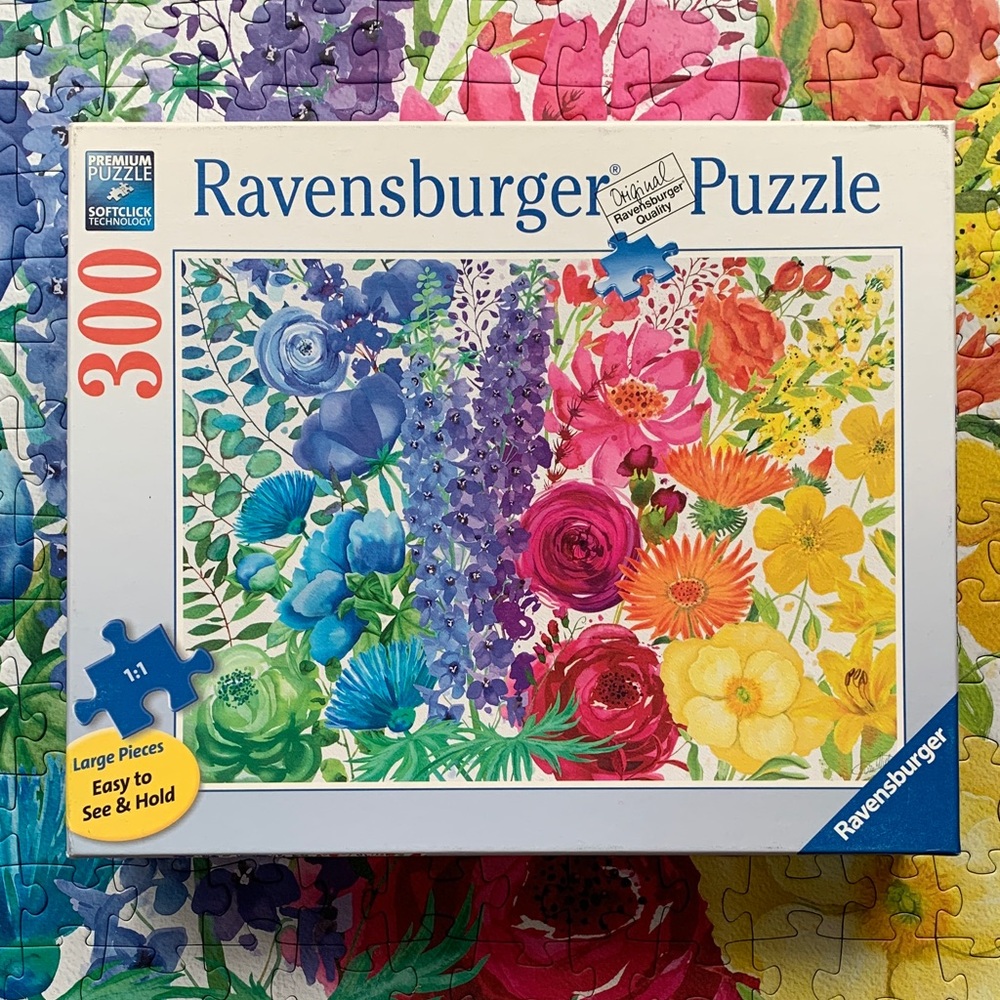 Ravensburger Vibrant Floral Puzzle with 300 Pieces